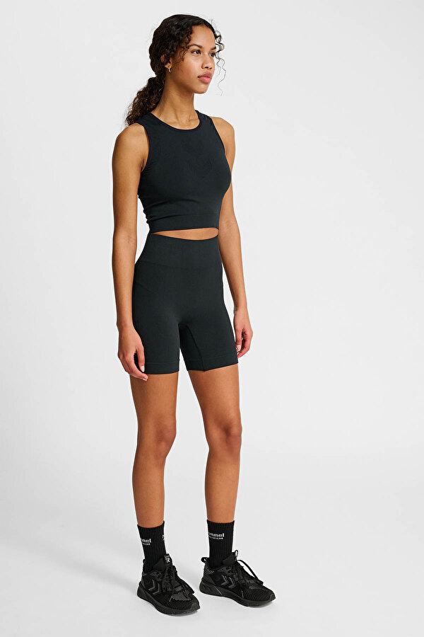 HIIT SEAMLESS W TOP SPORCU SÜTYENİ Siyah Kadın Spor Sütyeni