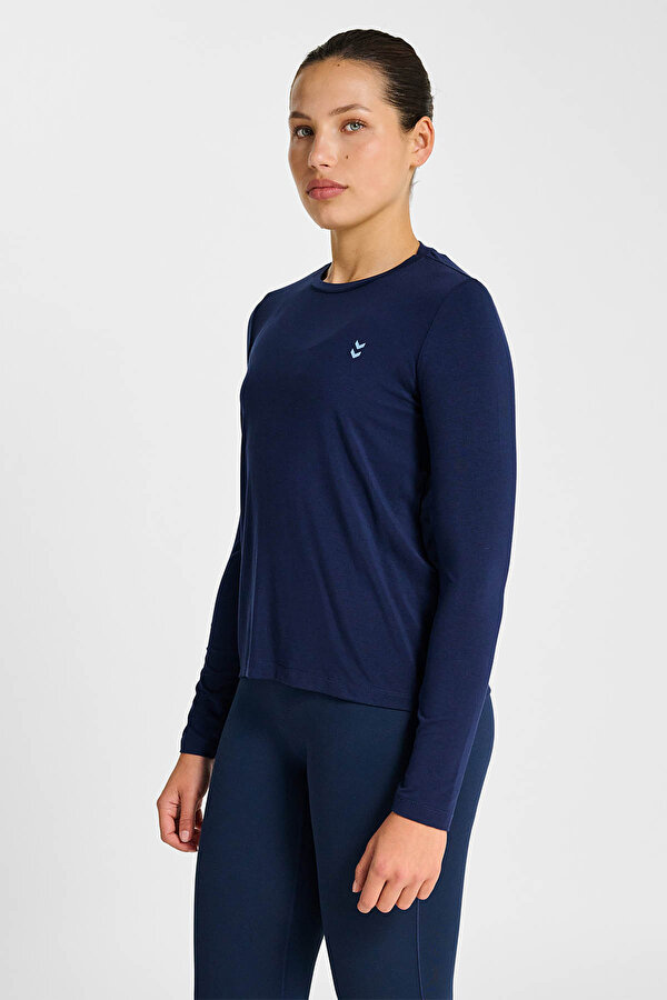 YOGA SOFT LOOSE W UZUN KOLLU TİŞÖRT Lacivert Kadın Tişört