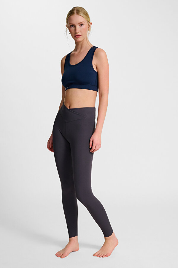 YOGA WRAP YÜKSEK BEL W TAYT Siyah Kadın Tayt 