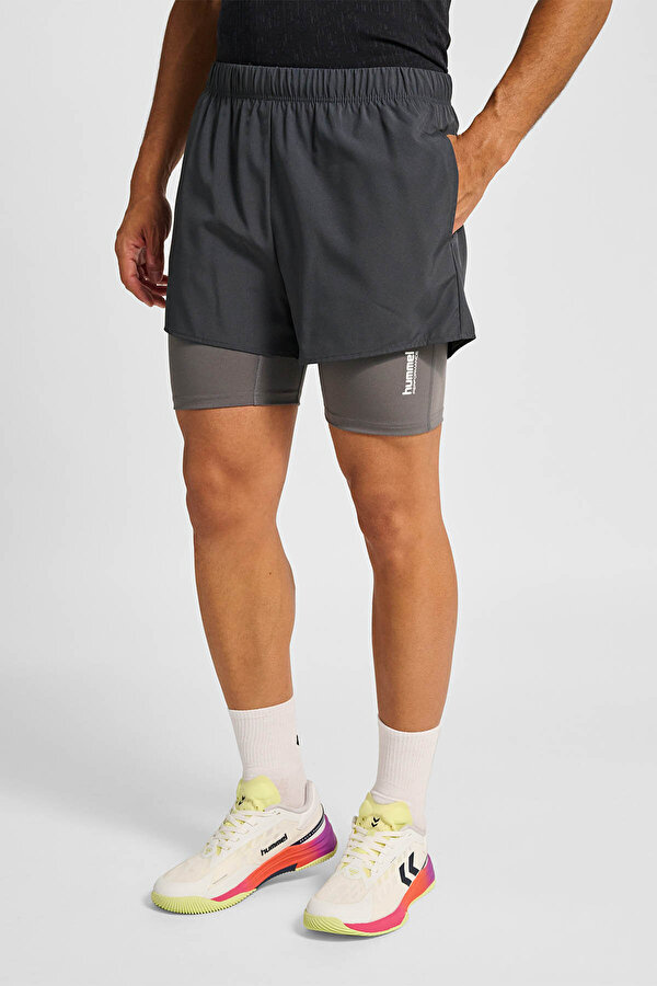 HIIT INTENSITY W 2 IN 1 ŞORT Gri Kadın Şort