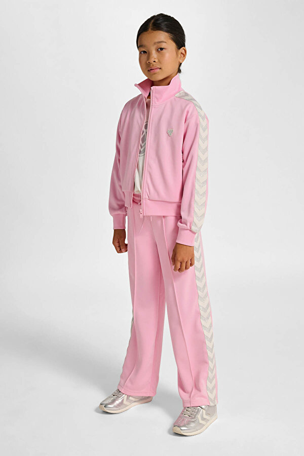 JR REG POLY TAPE ÇOCUK FERMUARLI SWEATSHIRT Pembe Çocuk Fermuarlı Sweatshirt 