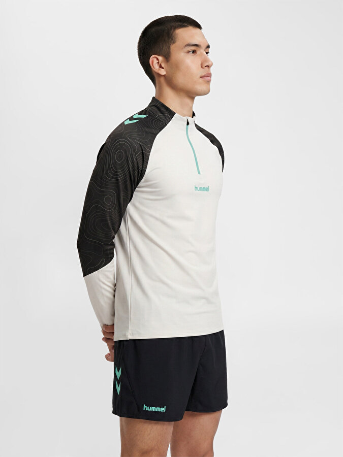 BLAZE 2.0 TRAINING YARIM FERMUARLI SWEATSHIRT - hummel 