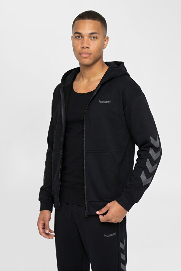 KEEPER CHEVRON W FERMUARLI HOODIE - hummel 