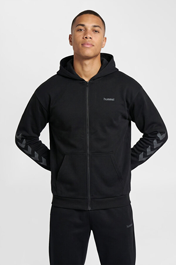 KEEPER CHEVRON FERMUARLI HOODIE - hummel 