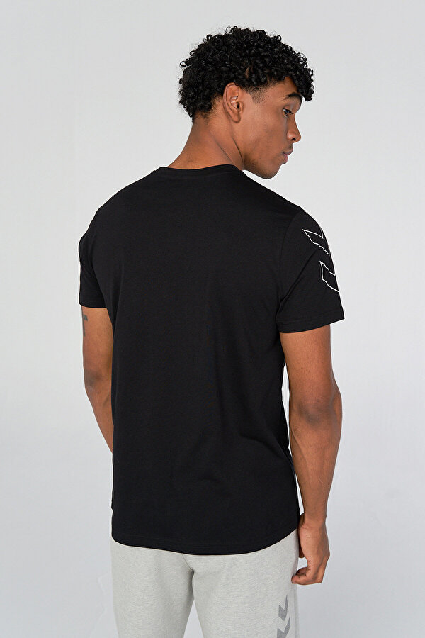 T-TE JEFF COTTON TİŞÖRT Siyah Erkek Spor Tişört