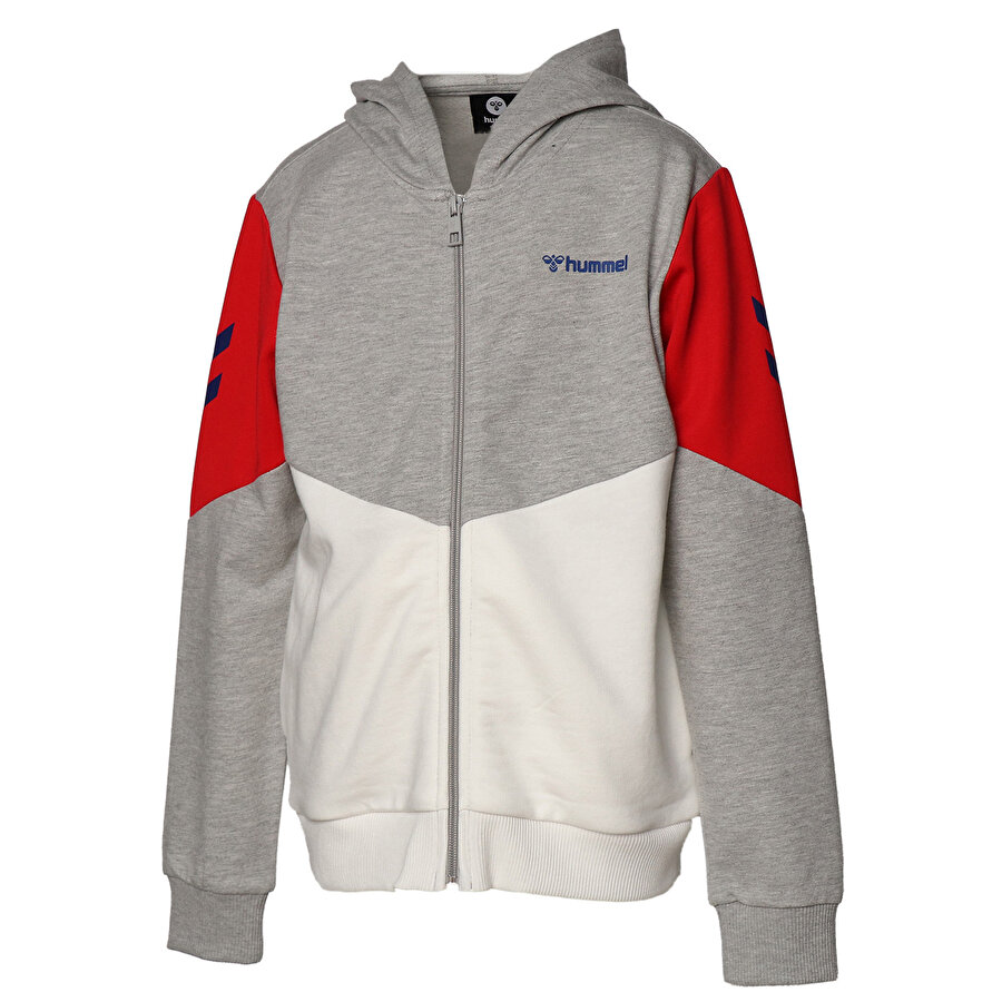 DIRANE ÇOCUK FERMUARLI HOODIE Gri Çocuk Fermuarlı Hoodie 