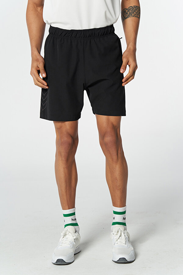 T-TE BASE WOVEN ŞORT Siyah Erkek Şort 