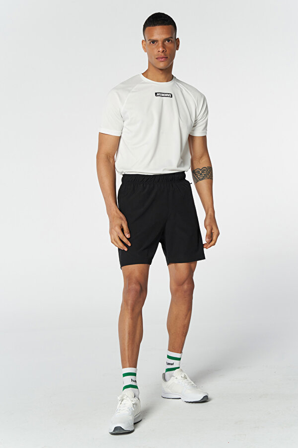 T-TE BASE WOVEN ŞORT Siyah Erkek Şort 