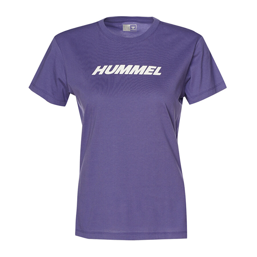 T-TE ELEMENTAL LOGO COTTON TEE KISA KOLLU TİŞÖRT Kristal Mavi Kadın Tişört