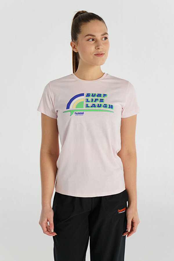 BARIS KISA KOLLU TİŞÖRT Pembe Kadın Tişört