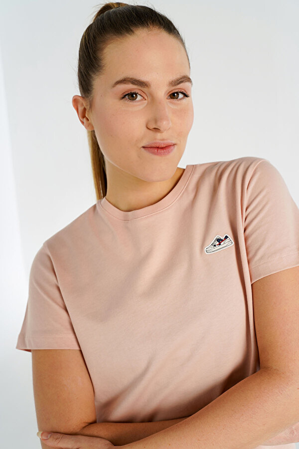 ELFIN KISA KOLLU TİŞÖRT Turuncu Kadın Tişört