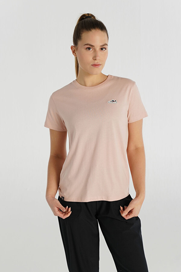 ELFIN KISA KOLLU TİŞÖRT Turuncu Kadın Tişört