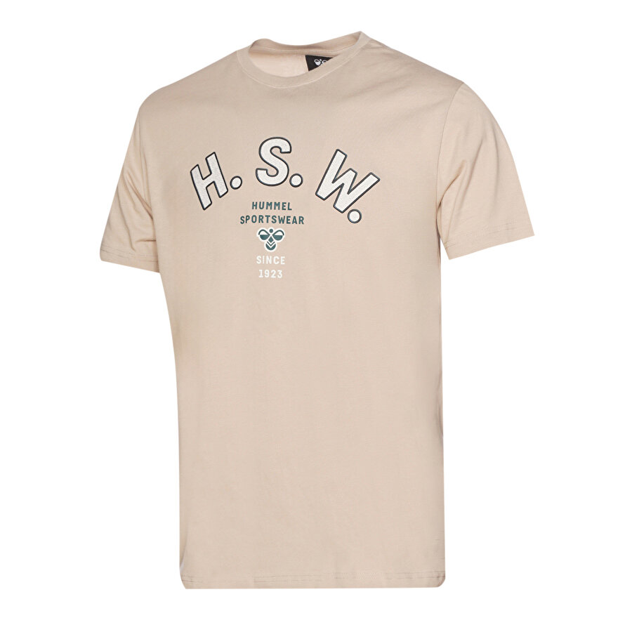 HAYES KISA KOLLU TİŞÖRT Bej Erkek Tişört