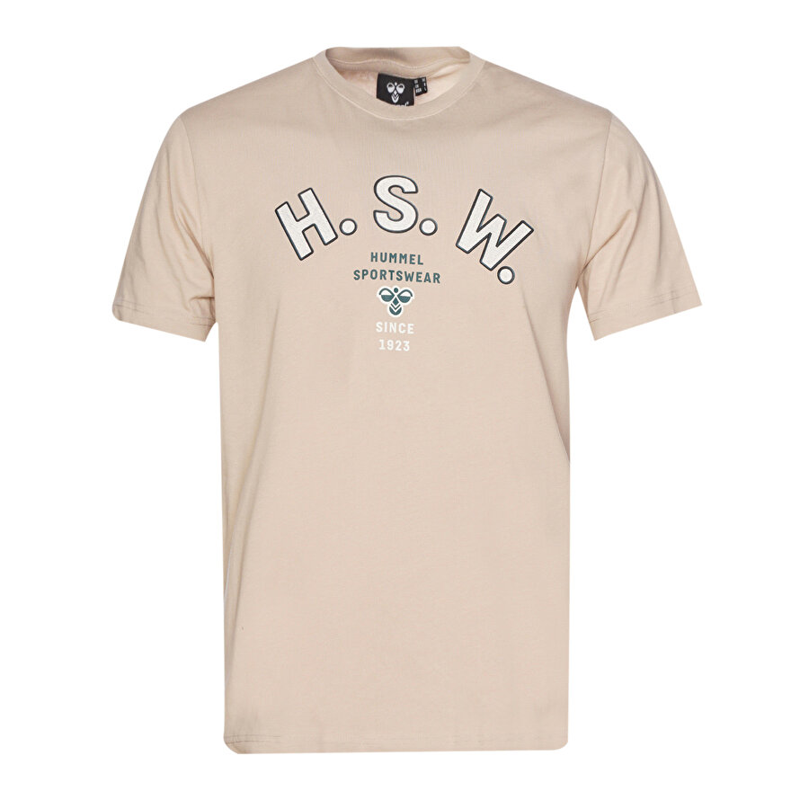 HAYES KISA KOLLU TİŞÖRT Bej Erkek Tişört