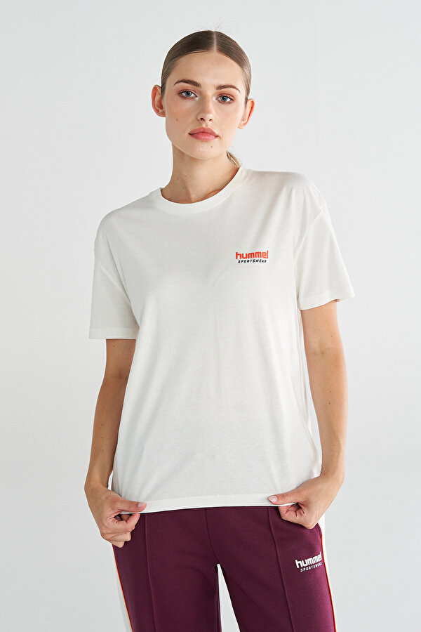 JAREL KISA KOLLU TİŞÖRT Beyaz Kadın Tişört 