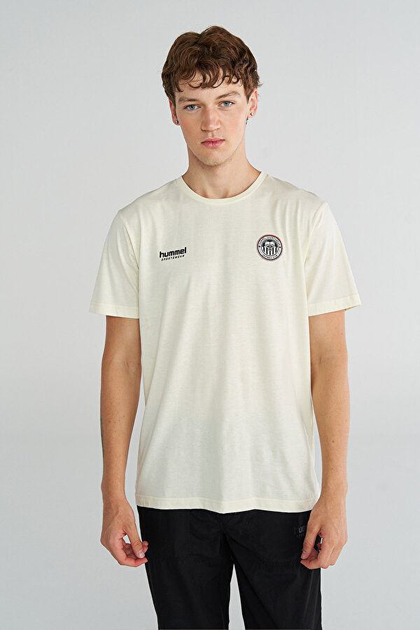 SAMMY KISA KOLLU TİŞÖRT Ekru Erkek Tişört