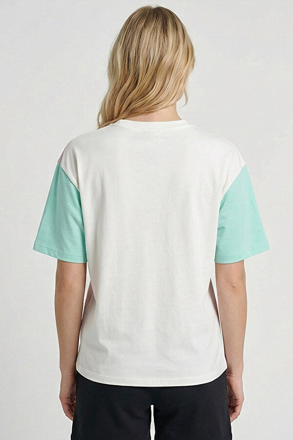 RECREO KISA KOLLU TİŞÖRT Ekru Kadın Tişört