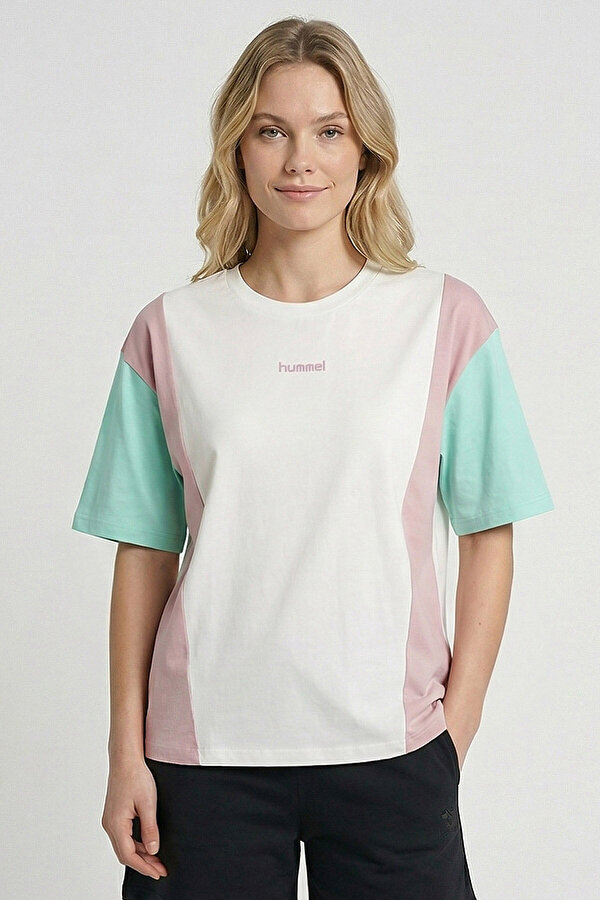 RECREO KISA KOLLU TİŞÖRT Ekru Kadın Tişört