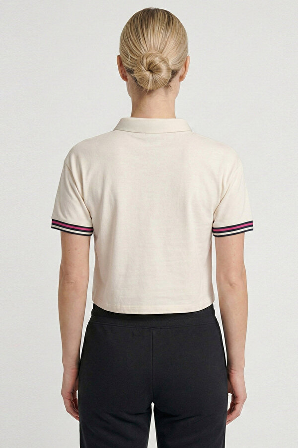 REGALO KISA KOLLU TİŞÖRT Ekru Kadın Tişört