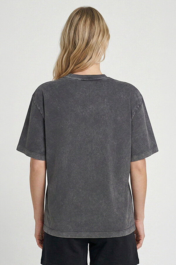 REMESA KISA KOLLU TİŞÖRT Siyah Kadın Tişört