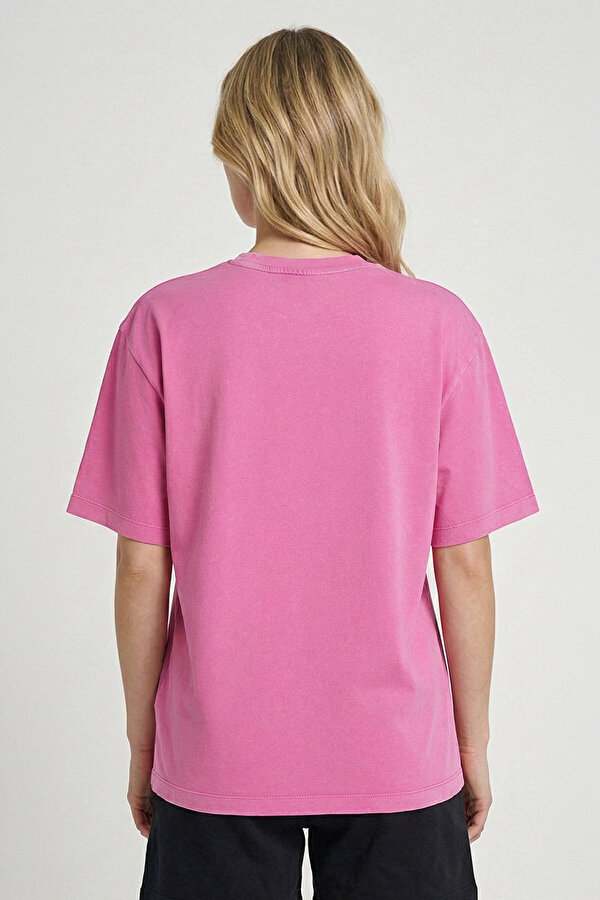 REMESA KISA KOLLU TİŞÖRT Pembe Kadın Tişört