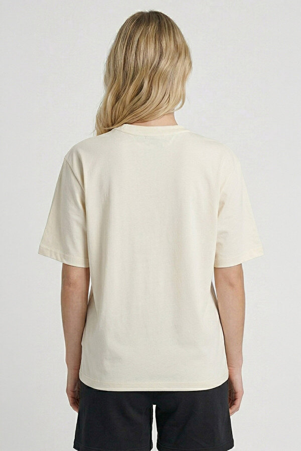 REVENDER KISA KOLLU TİŞÖRT Ekru Kadın Tişört