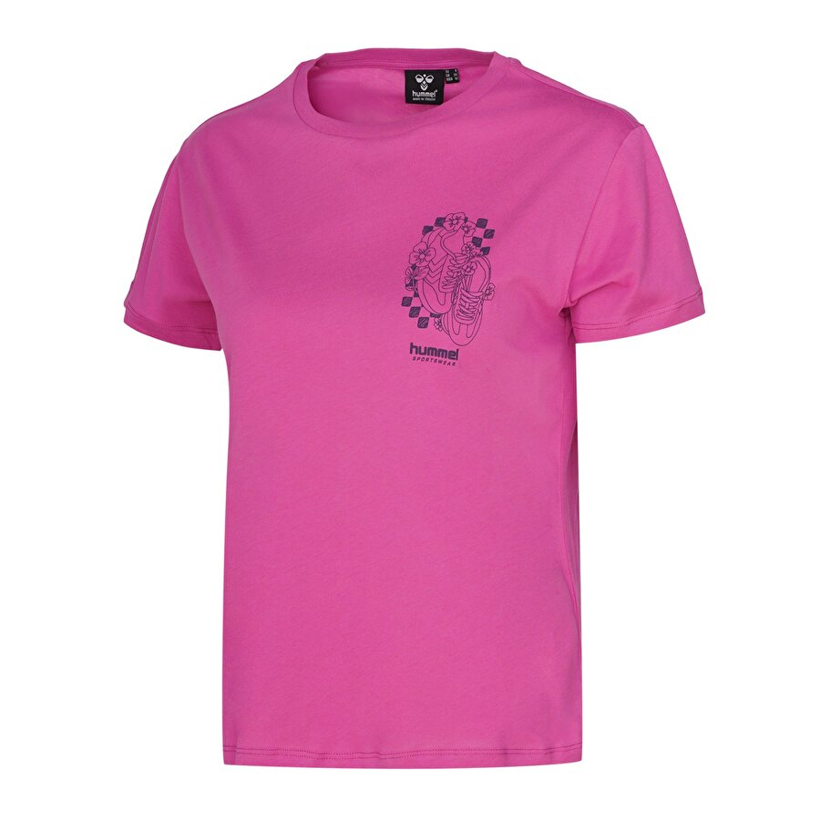 RODAS KISA KOLLU TİŞÖRT Pembe Kadın Tişört