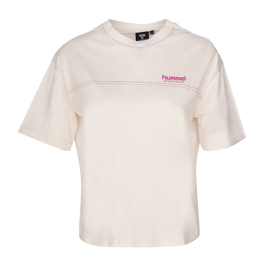 RUTA KISA KOLLU TİŞÖRT Ekru Kadın Tişört