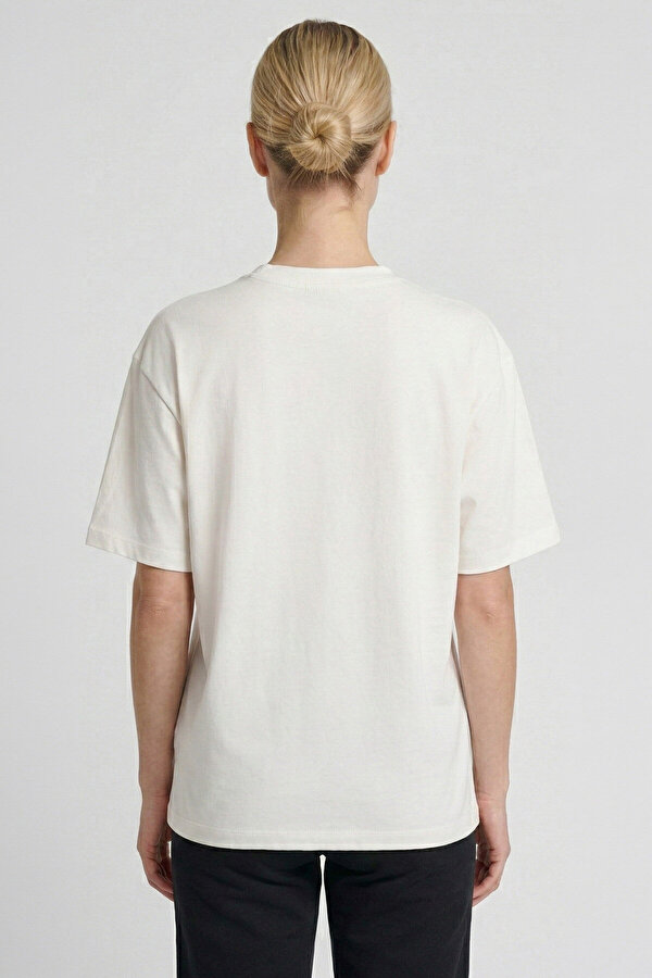 SEPALO KISA KOLLU TİŞÖRT Ekru Kadın Tişört