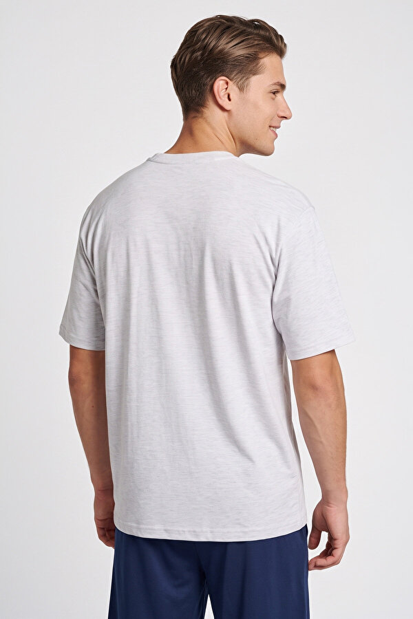 SAMIR OVERSIZE KISA KOLLU TİŞÖRT - hummel 