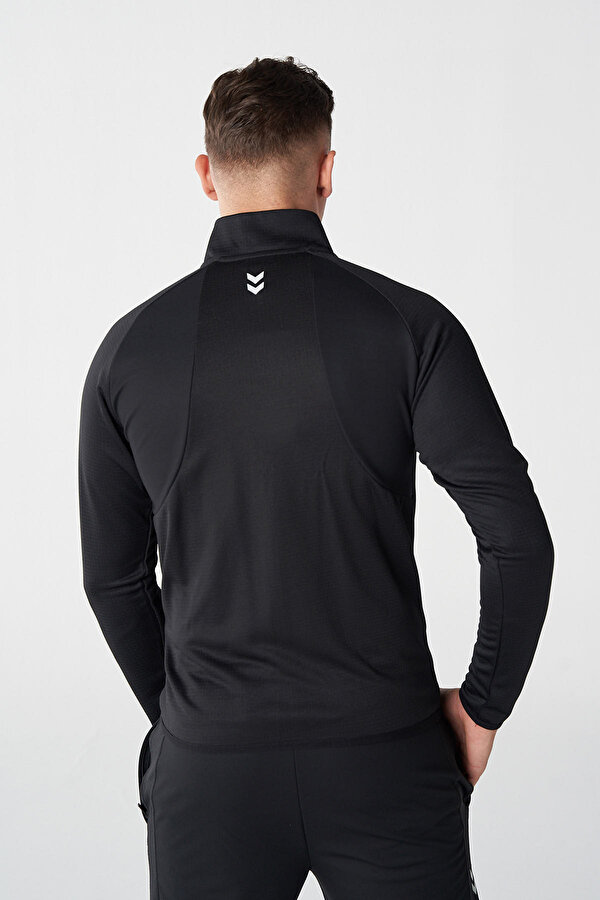 TORO FERMUARLI SWEATSHIRT Siyah Erkek Fermuarlı Sweatshirt