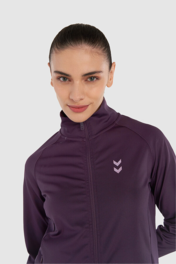 LIRON FERMUARLI SWEATSHIRT Mor Kadın Fermuarlı Sweatshirt