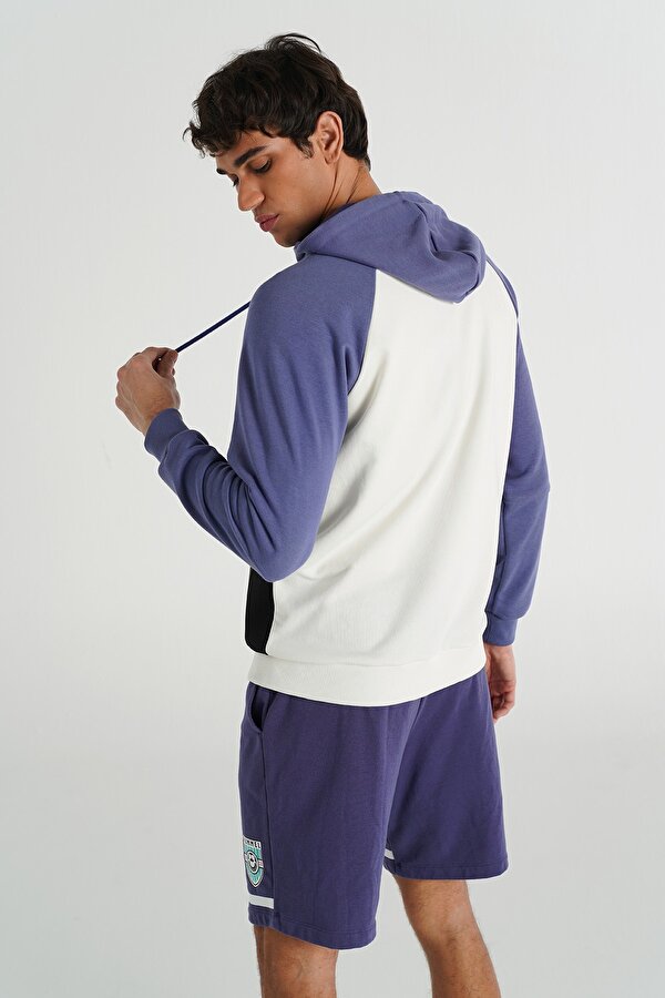 BOURNE FERMUARLI HOODIE Beyaz Erkek Hoodıe