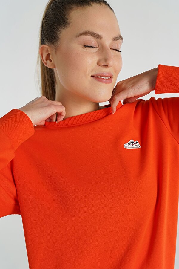 ELFIN SWEATSHIRT Turuncu Kadın Sweatshirt