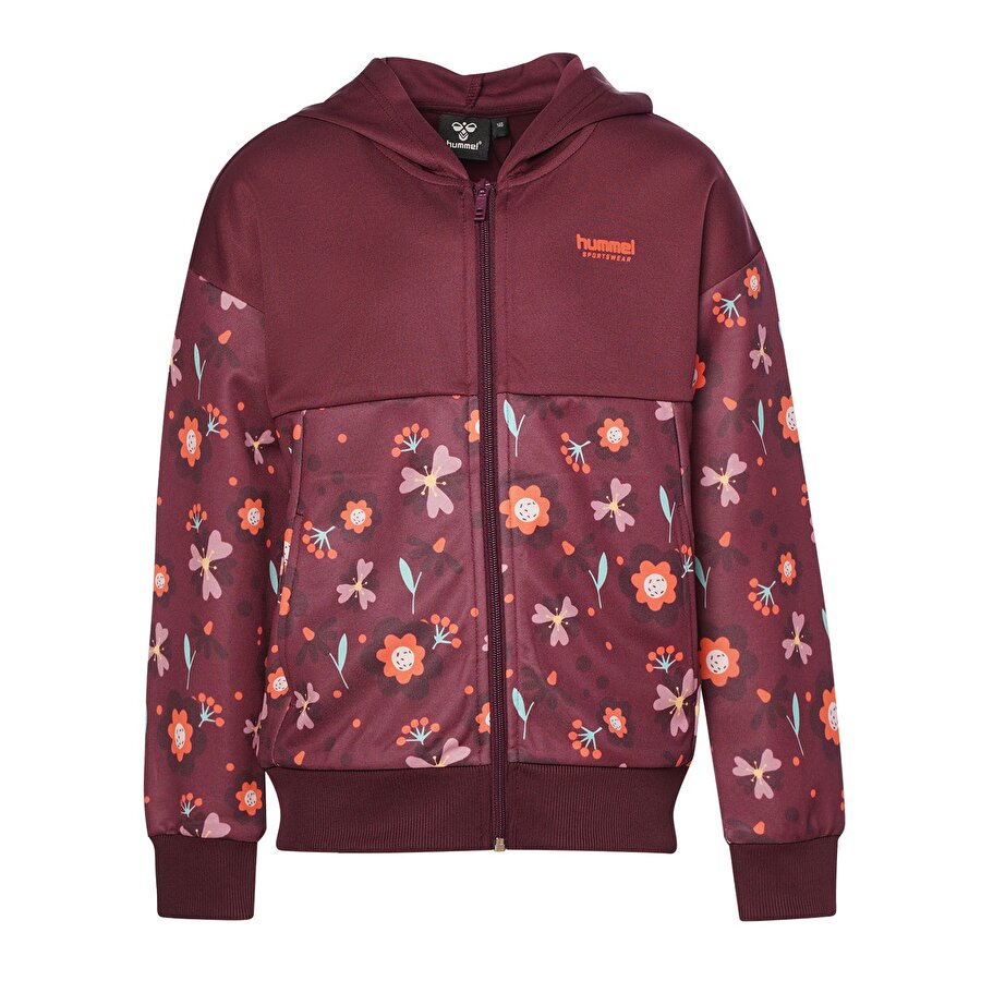 BRIAN ÇOCUK FERMUARLI HOODIE Bordo Çocuk Hoodie