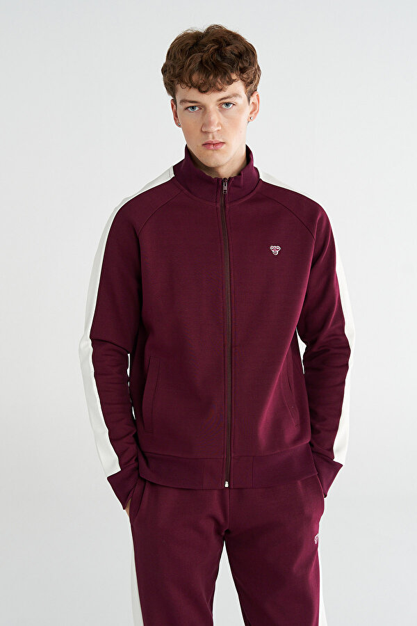 CALEX FERMUARLI SWEATSHIRT Bordo Erkek Sweatshirt