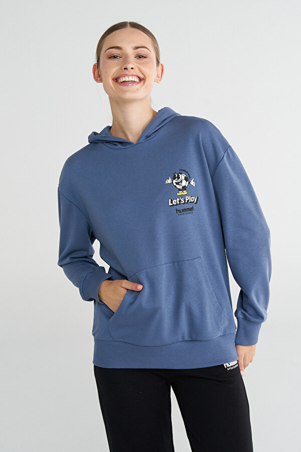 JENAS HOODIE Mavi Kadın Hoodie