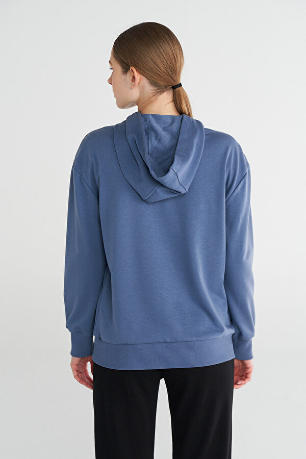 JENAS HOODIE Mavi Kadın Hoodie