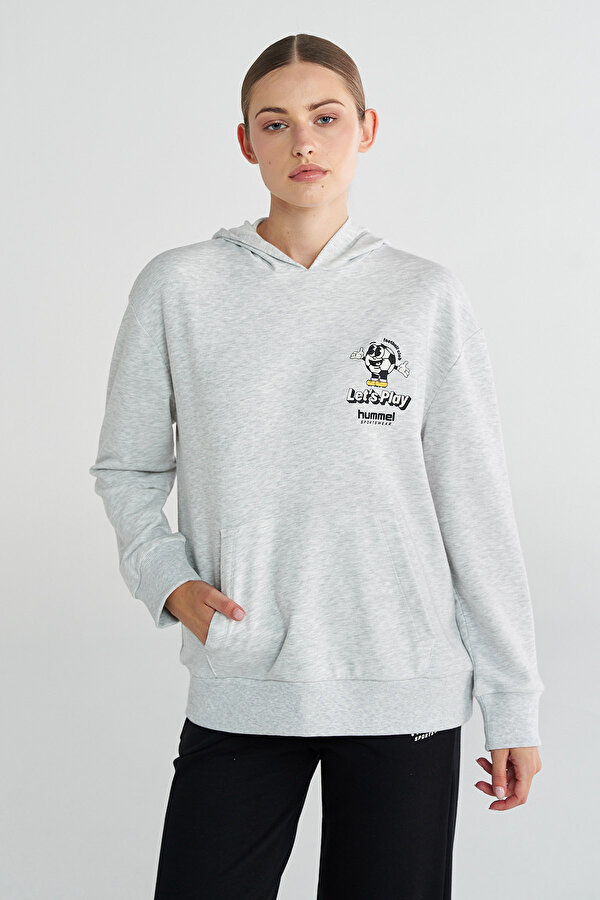 JENAS HOODIE Gri Kadın Hoodie