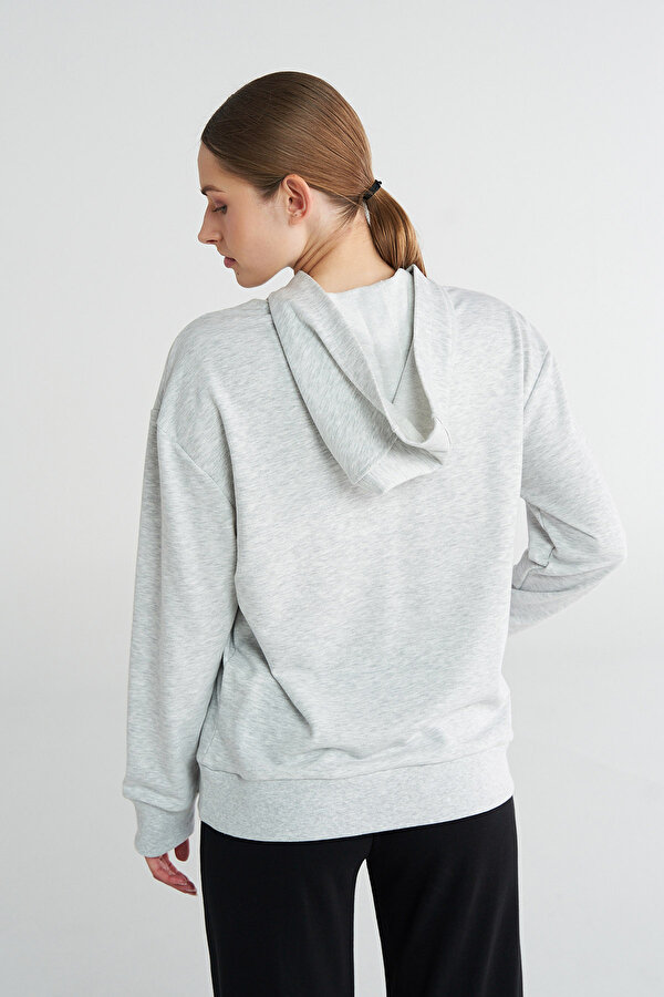JENAS HOODIE Gri Kadın Hoodie