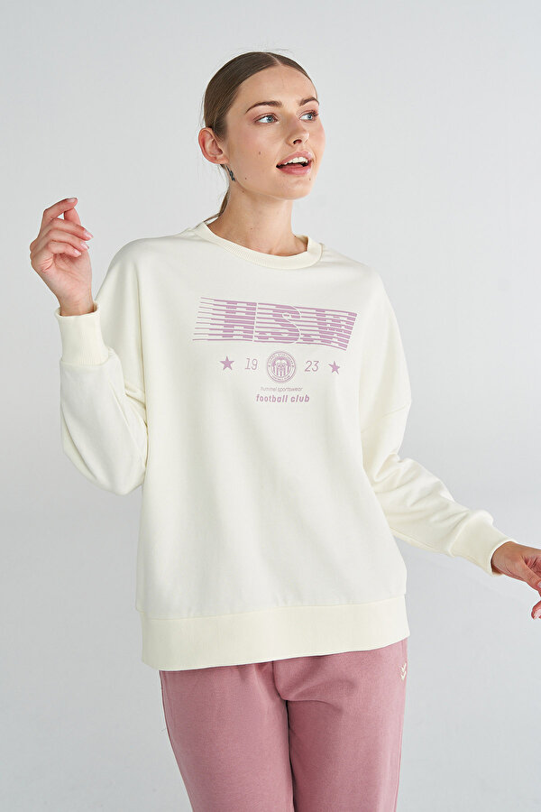 PALMER SWEATSHIRT Ekru Kadın Sweatshirt