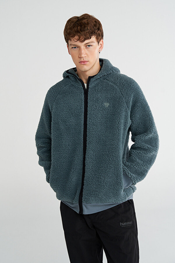 ROVE POLAR FERMUARLI HOODIE Gri Erkek Hoodie