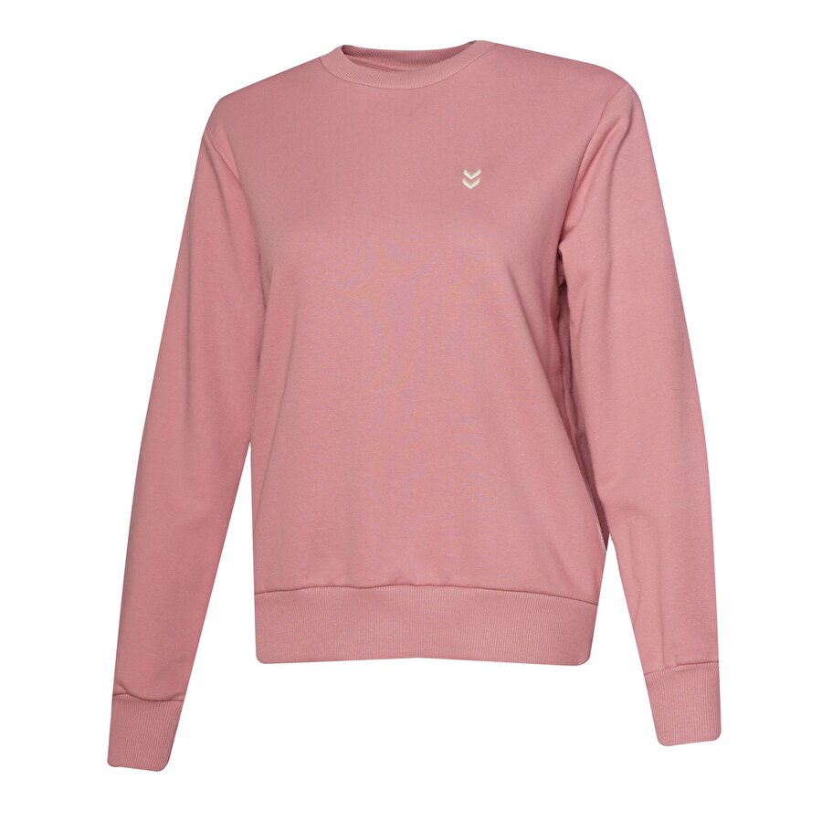 T-PULSE REGULAR CREW W NECK SWEATSHIRT Pembe Kadın Sweatshirt