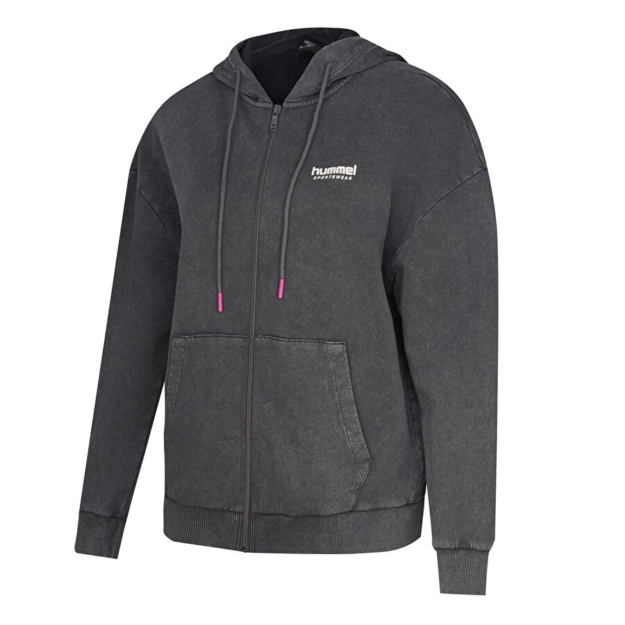 ROMERAL FERMUARLI HOODIE Siyah Kadın Fermuarlı Hoodie