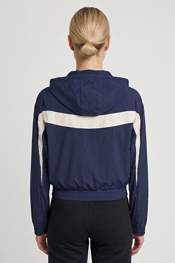 SAMBA FERMUARLI HOODIE Lacivert Kadın Fermuarlı Hoodie