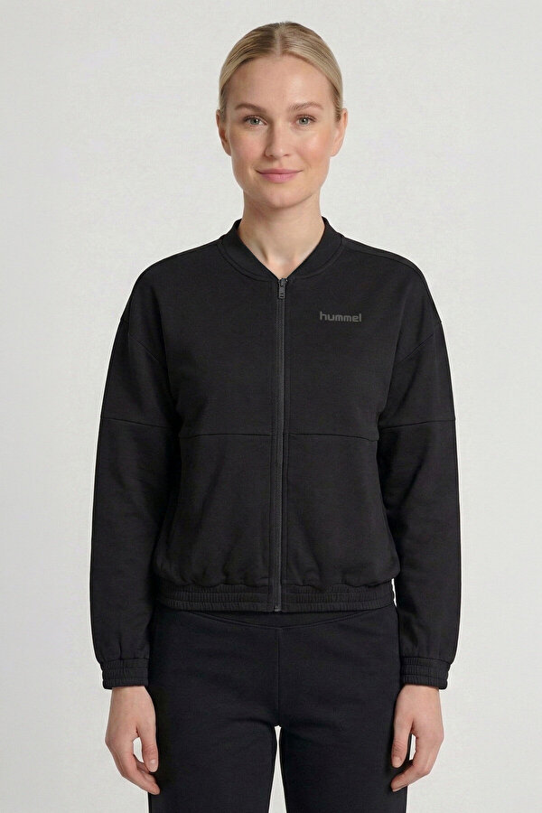 SARGENTO FERMUARLI SWEATSHIRT Siyah Kadın Fermuarlı Sweatshirt