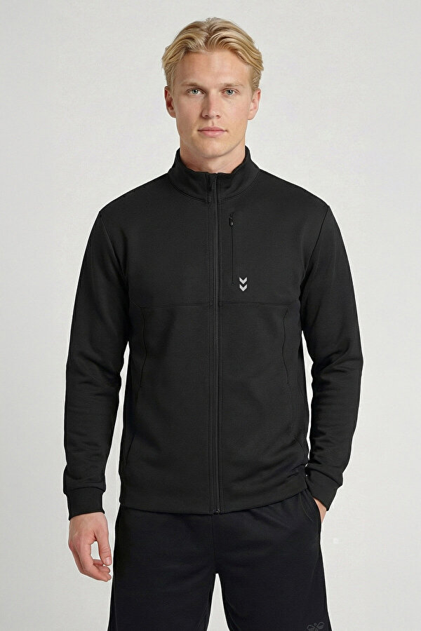 TORTOLA FERMUARLI SWEATSHIRT Siyah Erkek Fermuarlı Sweatshirt