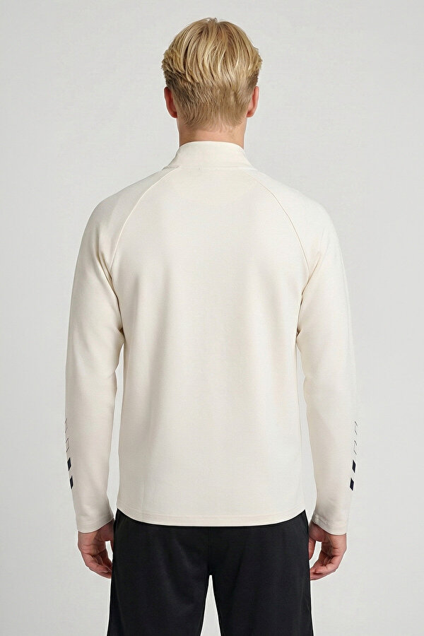 URNA FERMUARLI SWEATSHIRT Ekru Erkek Fermuarlı Sweatshirt