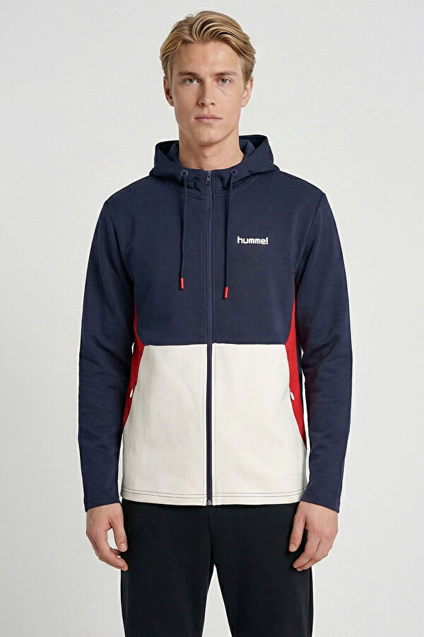 VIVERES FERMUARLI HOODIE Lacivert Erkek Fermuarlı Hoodie