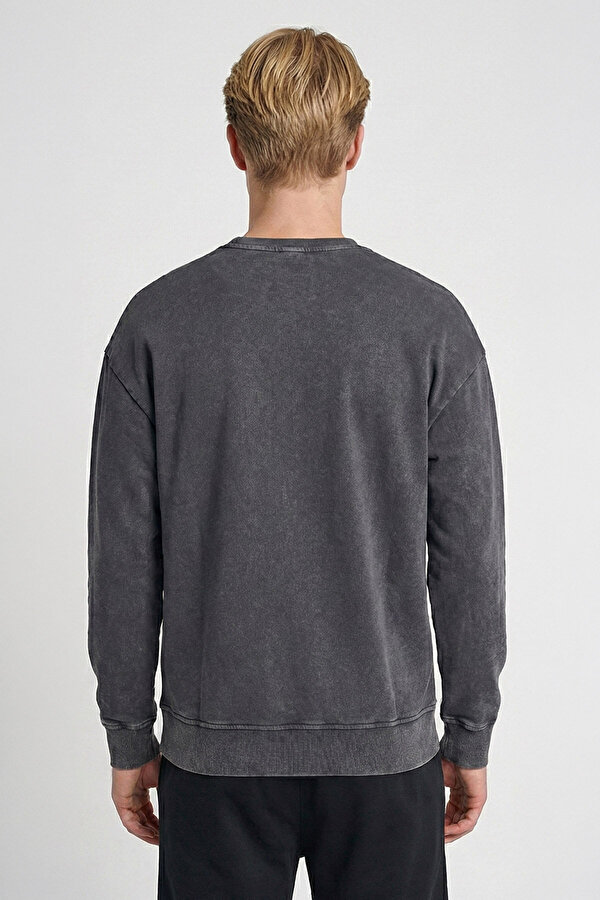 YANTAR SWEATSHIRT Siyah Erkek Sweatshirt